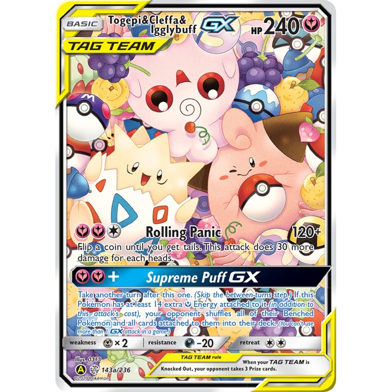 Togepi & Cleffa & Igglybuff GX (143a/236) [Alternate Art Promos]
