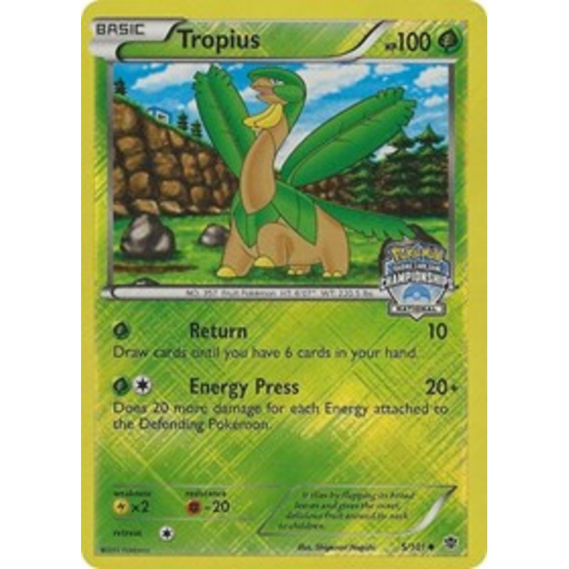 Tropius (5/101) (National Championship Promo) [Black & White: Plasma Blast]
