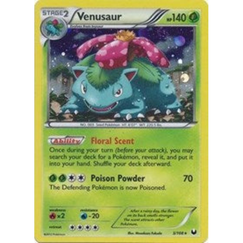 Venusaur (3/108) (Cosmos Holo) (Blister Exclusive) [Black & White: Dark Explorers]