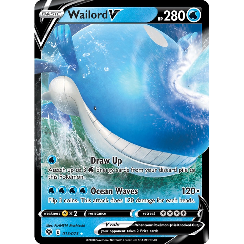 Wailord V (013/073) [Sword & Shield: Champion's Path]