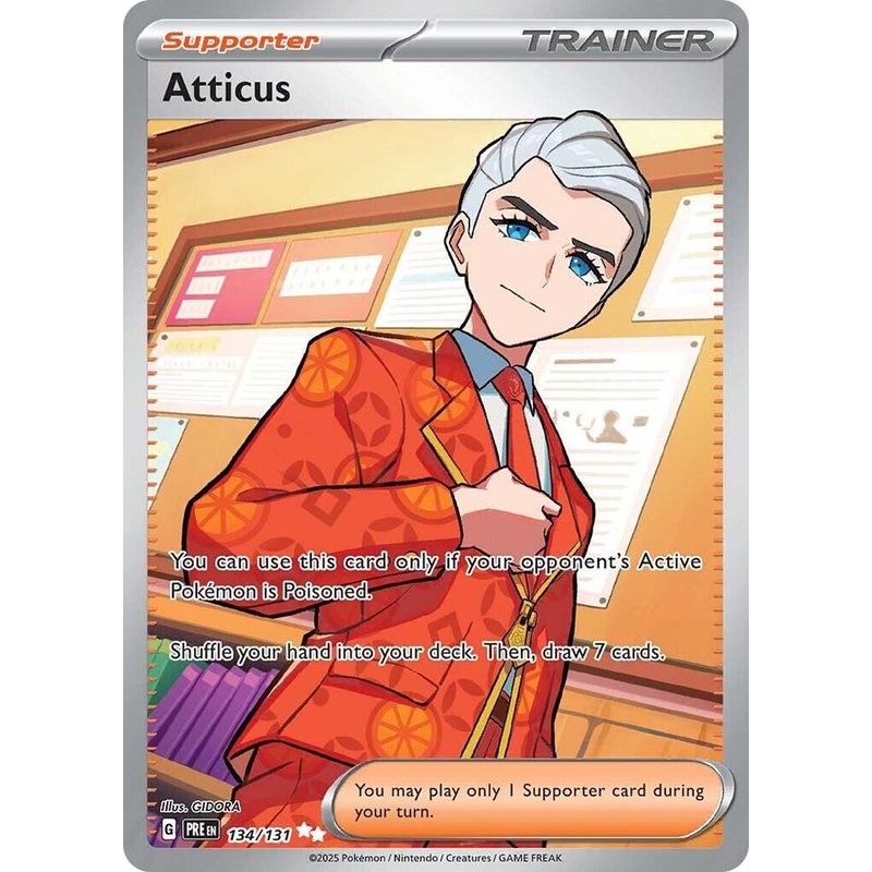 Atticus (134/131) [Scarlet & Violet: Prismatic Evolutions]