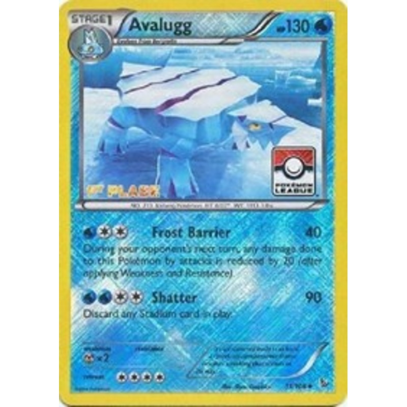 Avalugg (31/106) (League Promo 1st Place) [XY: Flashfire]