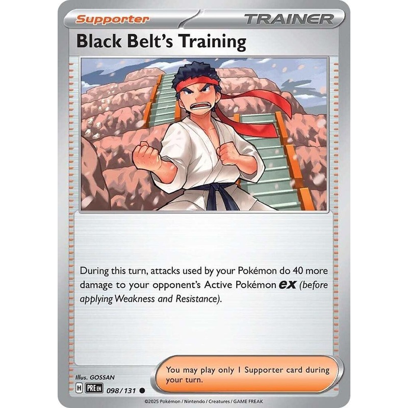 Black Belt's Training (098/131) [Scarlet & Violet: Prismatic Evolutions]