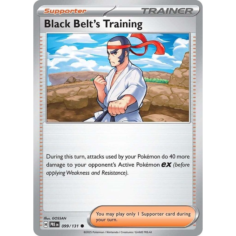 Black Belt's Training (099/131) [Scarlet & Violet: Prismatic Evolutions]