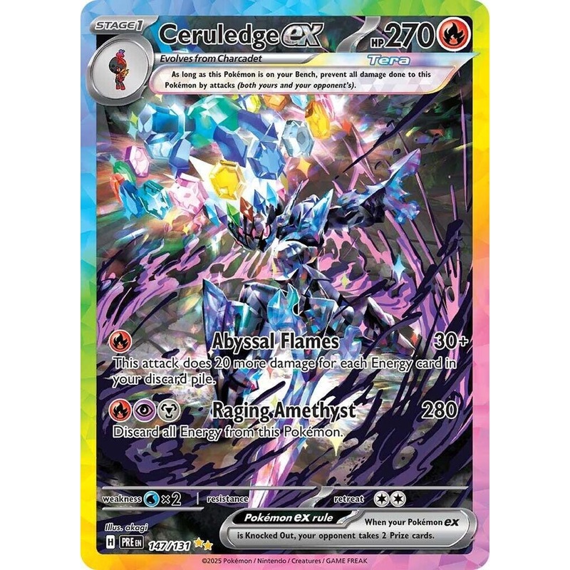 Ceruledge ex (147/131) [Scarlet & Violet: Prismatic Evolutions]
