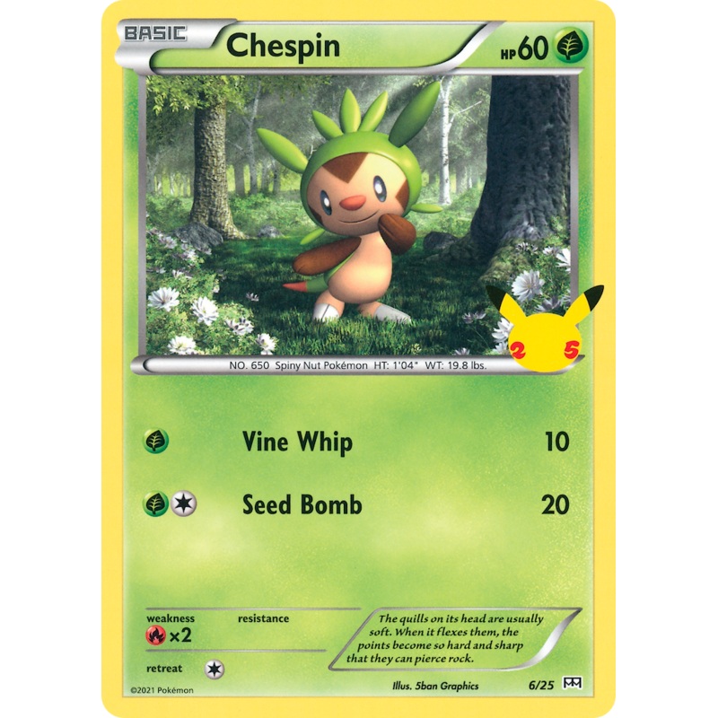 Chespin (6/25) [McDonald's 25th Anniversary]