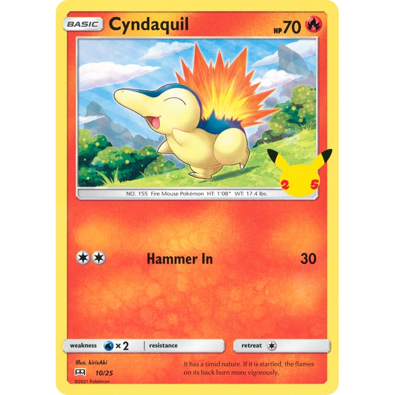 Cyndaquil (10/25) [McDonald's 25th Anniversary]