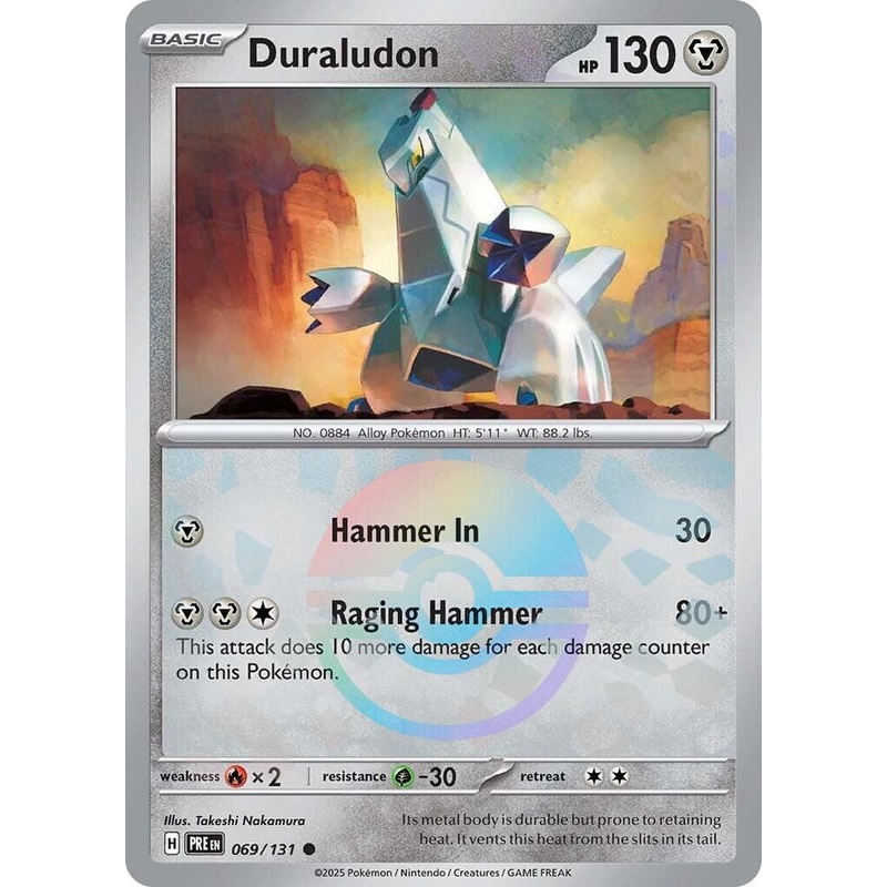 Duraludon (069/131) (Poke Ball Pattern) [Scarlet & Violet: Prismatic Evolutions]