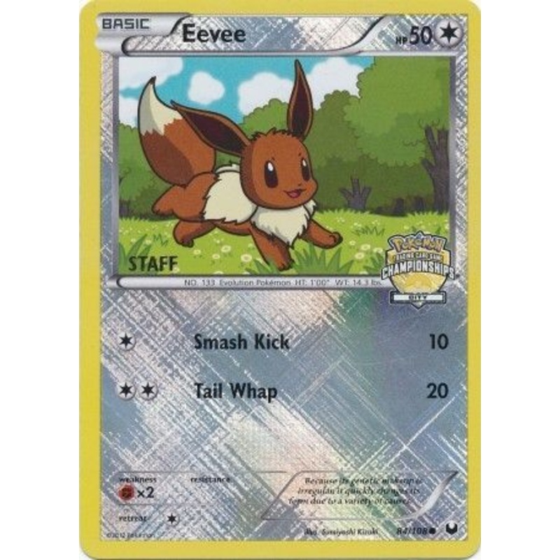 Eevee (84/108) (City Championship Staff) [League & Championship Cards]