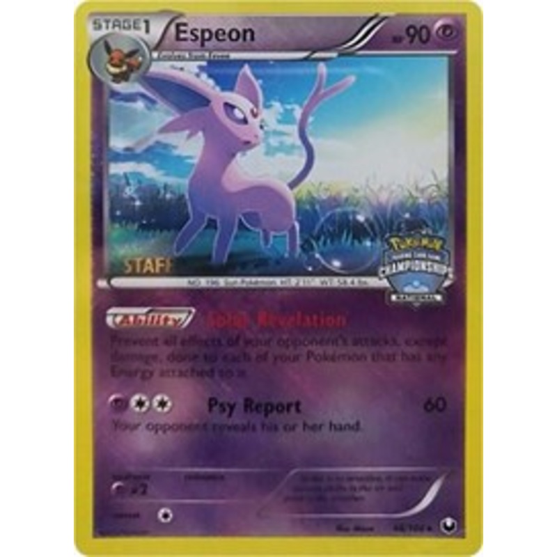 Espeon (48/108) (National Championship Promo Staff) [Black & White: Dark Explorers]