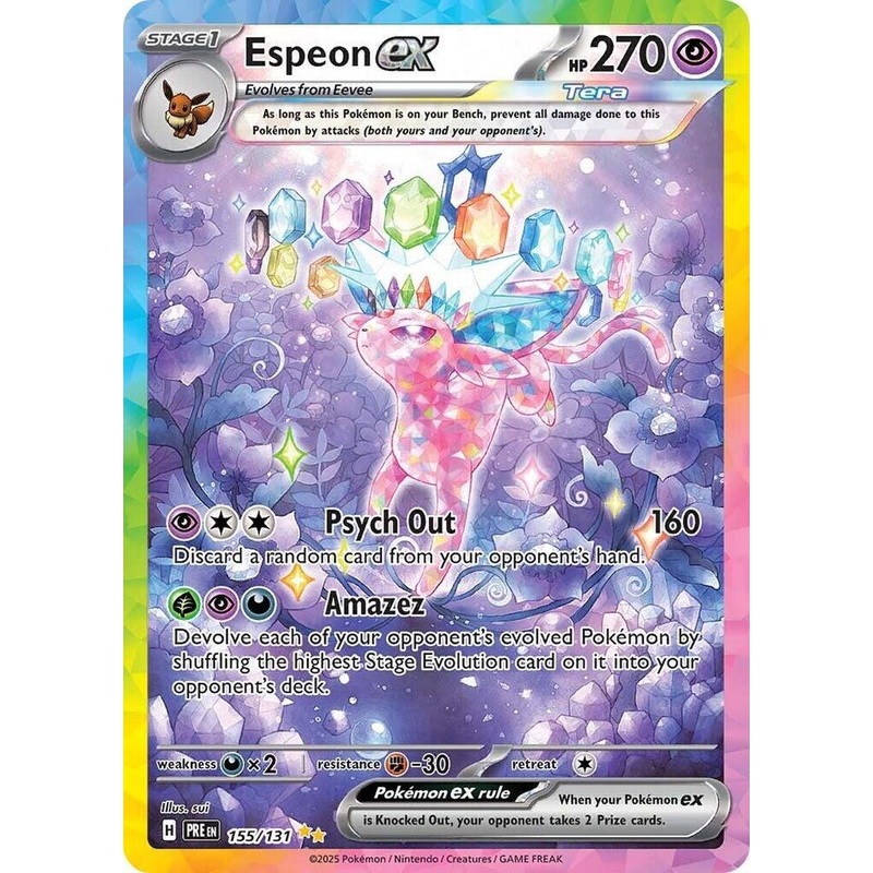 Espeon ex (155/131) [Scarlet & Violet: Prismatic Evolutions]