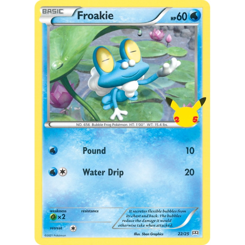 Froakie (22/25) [McDonald's 25th Anniversary]