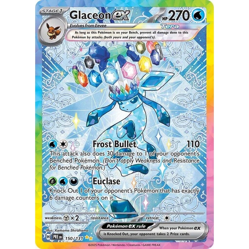Glaceon ex (150/131) [Scarlet & Violet: Prismatic Evolutions]