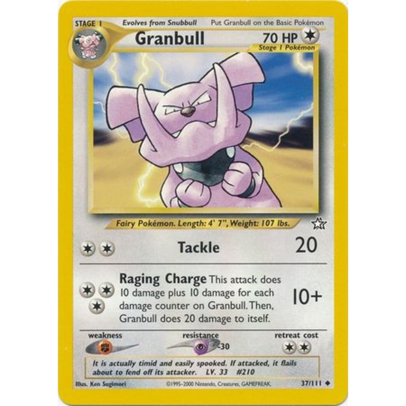 Granbull (37/111) [Neo Genesis Unlimited]