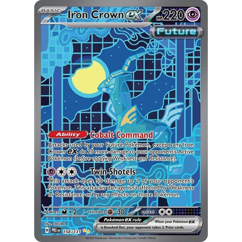 Iron Crown ex (158/131) [Scarlet & Violet: Prismatic Evolutions]