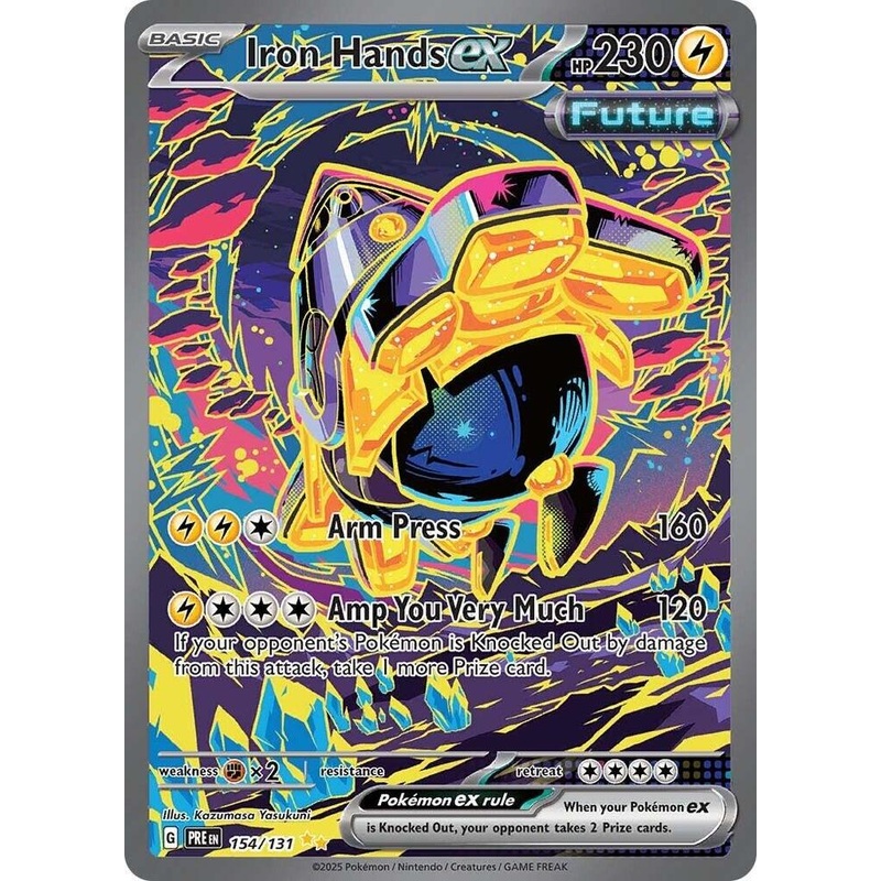 Iron Hands ex (154/131) [Scarlet & Violet: Prismatic Evolutions]