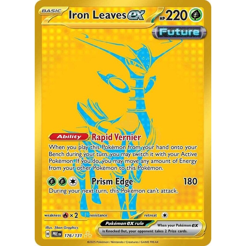 Iron Leaves ex (176/131) [Scarlet & Violet: Prismatic Evolutions]