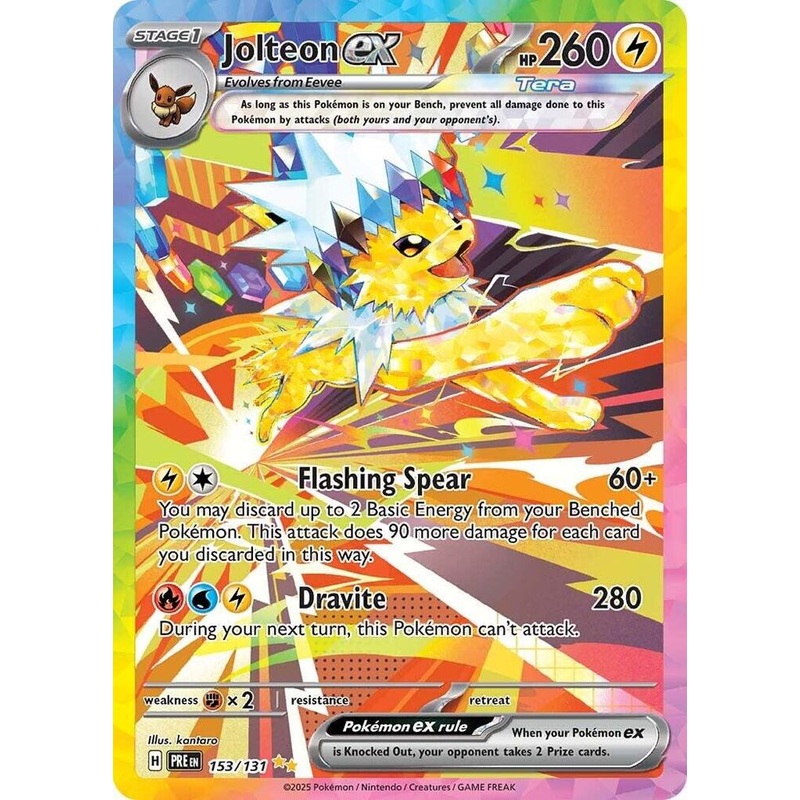 Jolteon ex (153/131) [Scarlet & Violet: Prismatic Evolutions]