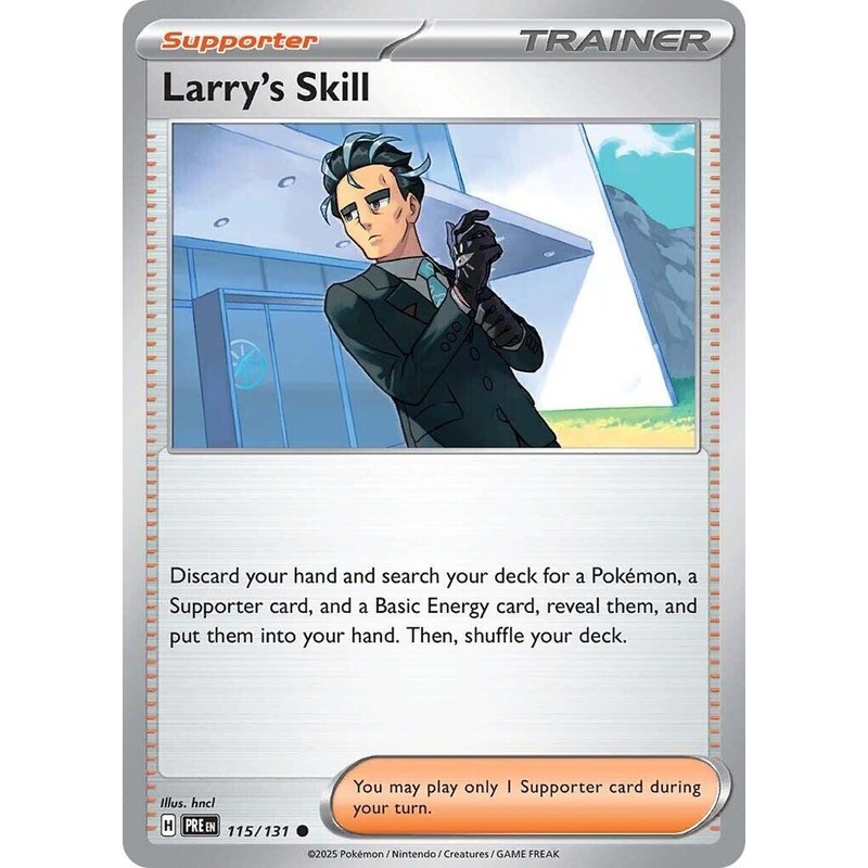 Larry's Skill (115/131) [Scarlet & Violet: Prismatic Evolutions]