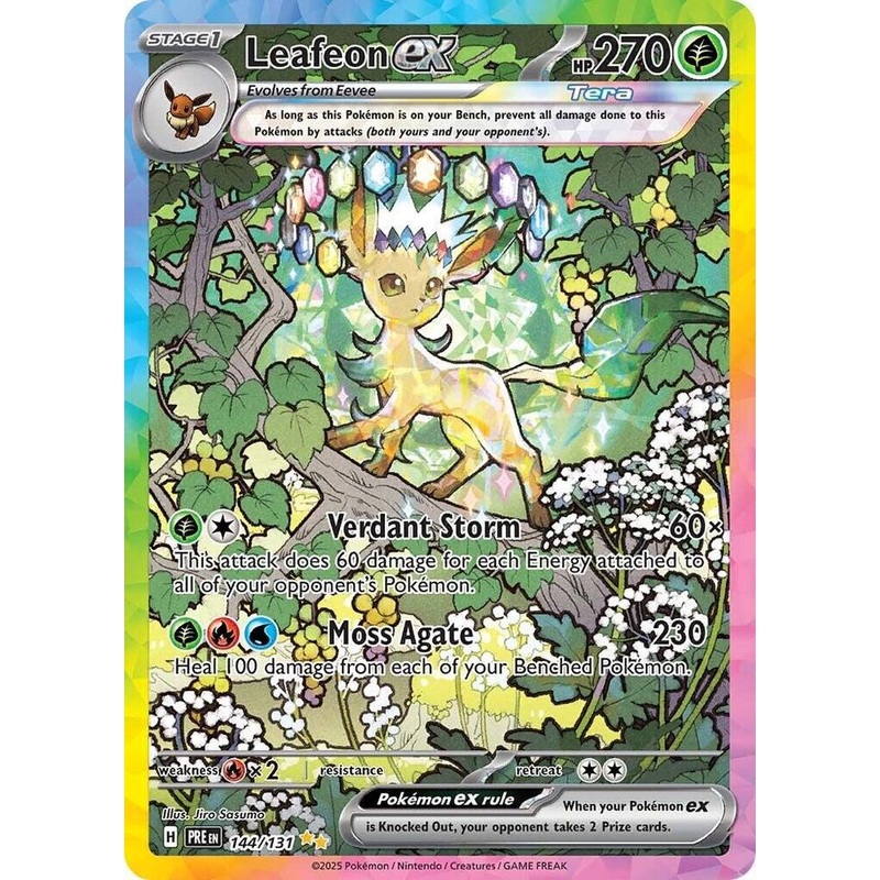 Leafeon ex (144/131) [Scarlet & Violet: Prismatic Evolutions]
