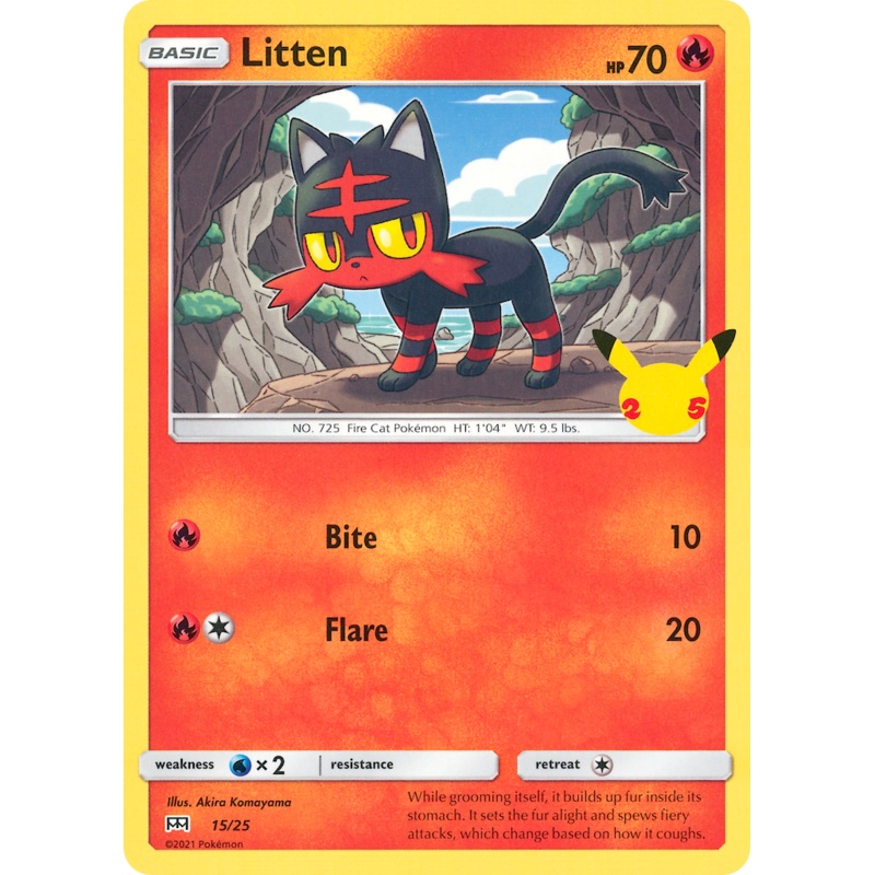Litten (15/25) [McDonald's 25th Anniversary]