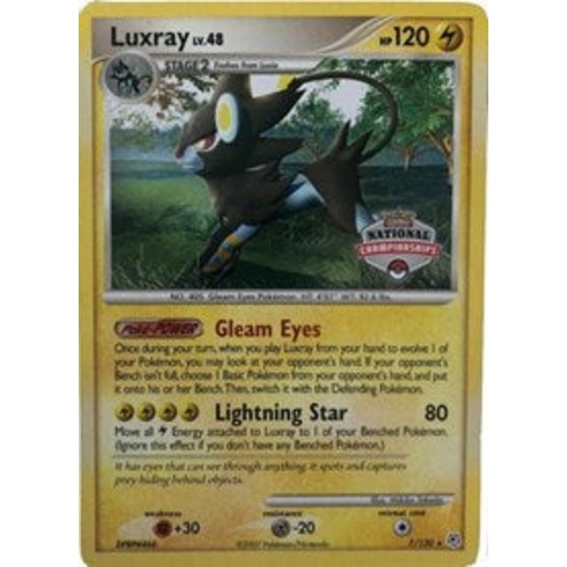 Luxray (7/130) (National Championship Promo) [Diamond & Pearl: Base Set]