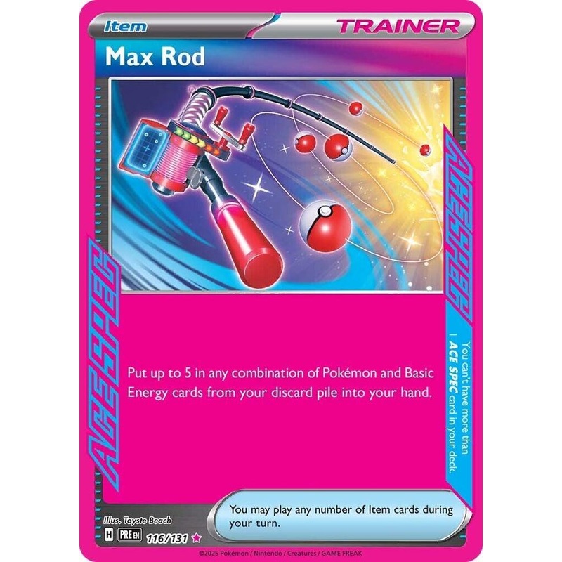 Max Rod (116/131) [Scarlet & Violet: Prismatic Evolutions]
