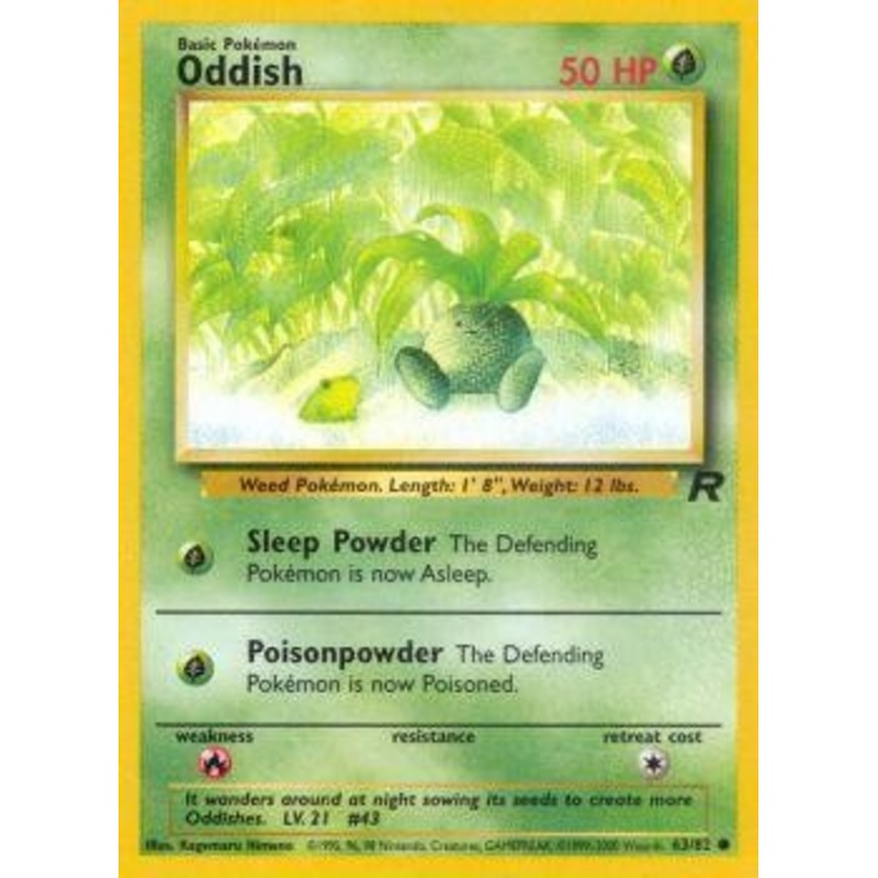 Oddish (63/82) [Team Rocket Unlimited]