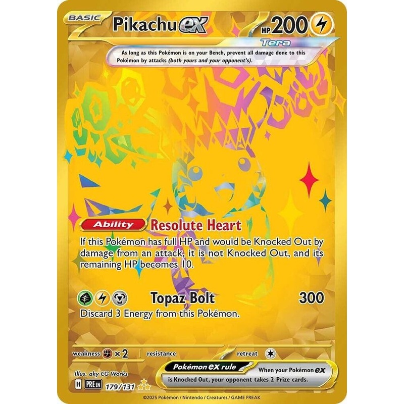Pikachu ex (179/131) [Scarlet & Violet: Prismatic Evolutions]