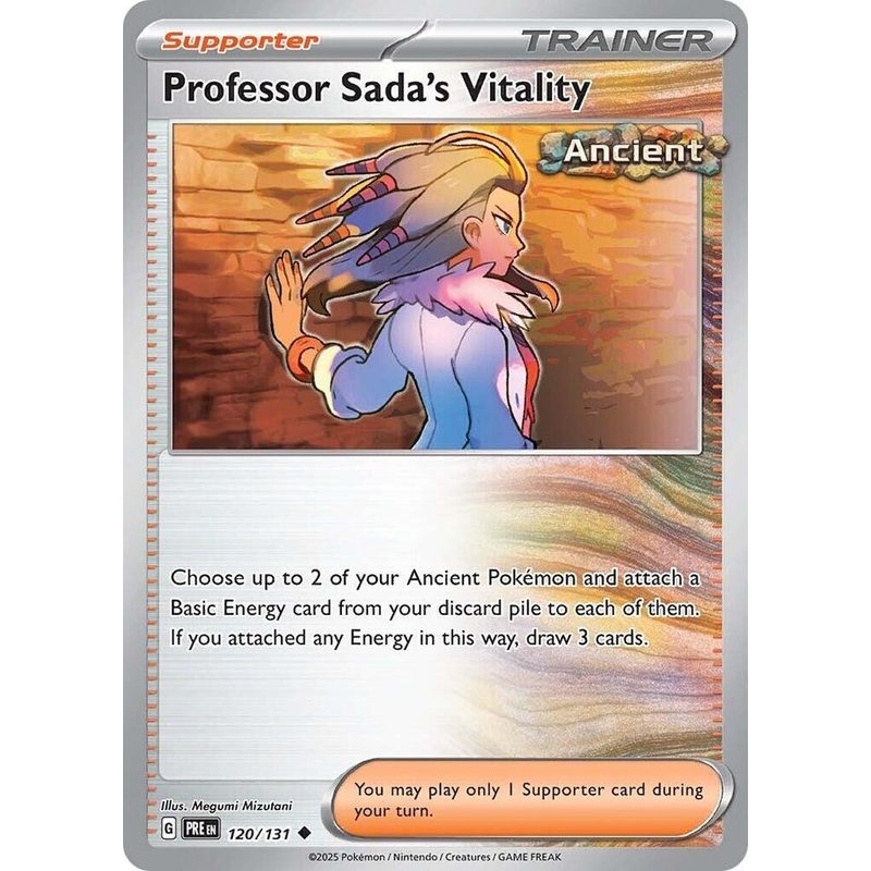 Professor Sada's Vitality (120/131) [Scarlet & Violet: Prismatic Evolutions]