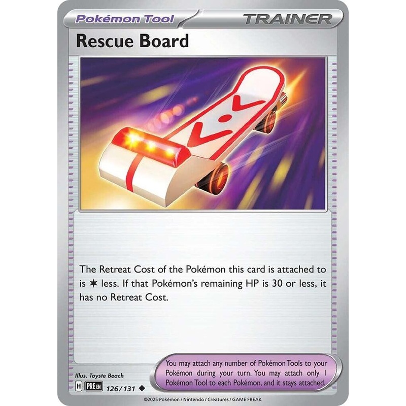 Rescue Board (126/131) [Scarlet & Violet: Prismatic Evolutions]