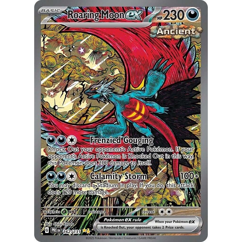 Roaring Moon ex (162/131) [Scarlet & Violet: Prismatic Evolutions]
