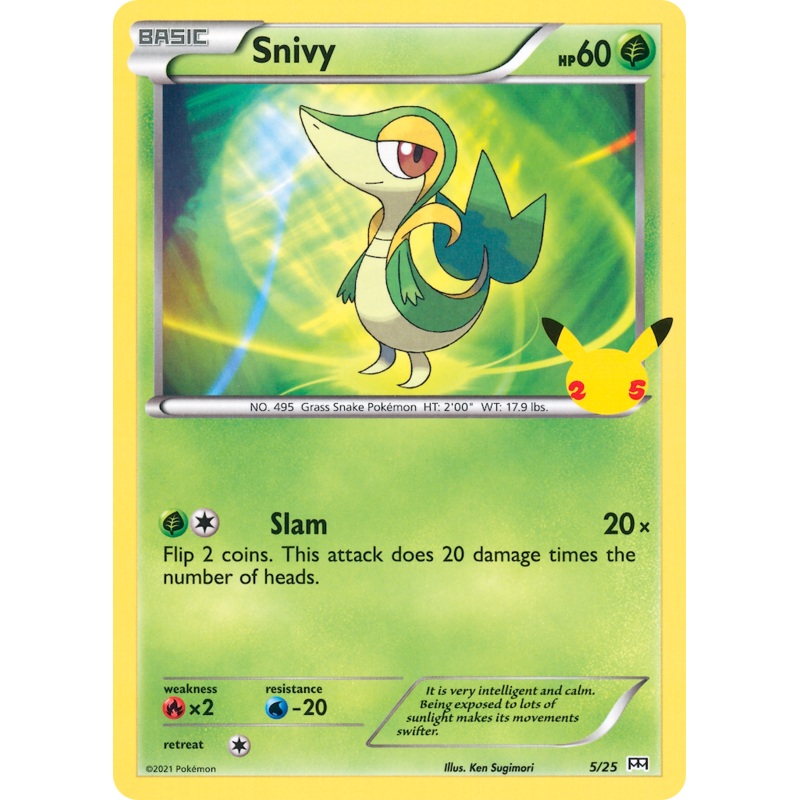 Snivy (5/25) [McDonald's 25th Anniversary]