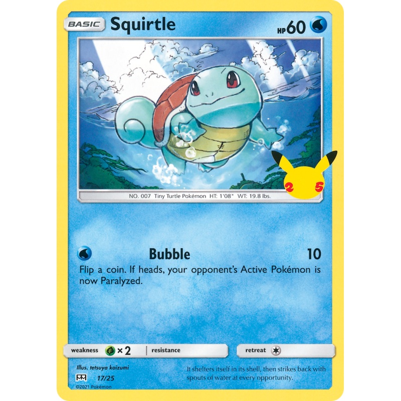 Squirtle (17/25) [McDonald's 25th Anniversary]