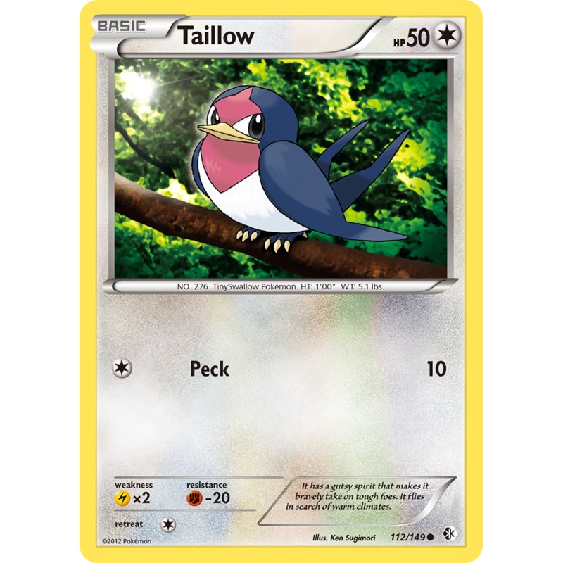 Taillow (112/149) [Black & White: Boundaries Crossed]