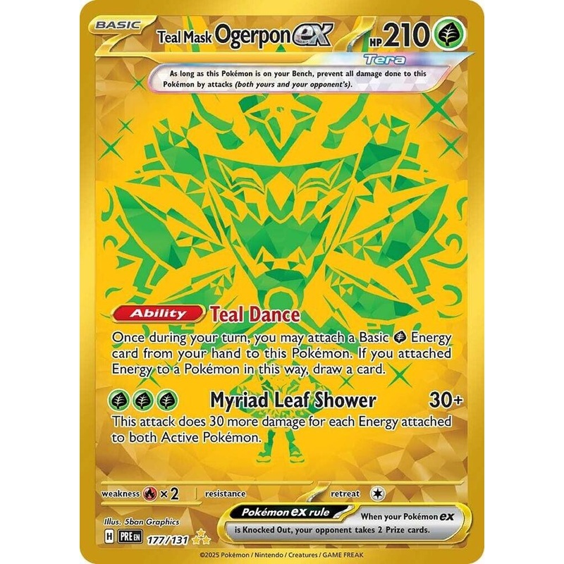Teal Mask Ogerpon ex (177/131) [Scarlet & Violet: Prismatic Evolutions]