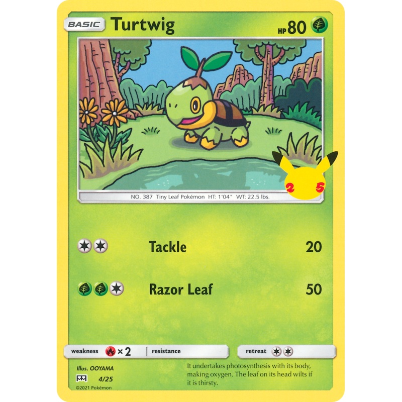 Turtwig (4/25) [McDonald's 25th Anniversary]