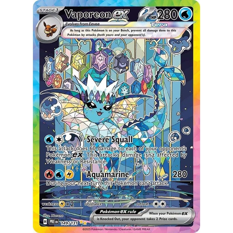 Vaporeon ex (149/131) [Scarlet & Violet: Prismatic Evolutions]