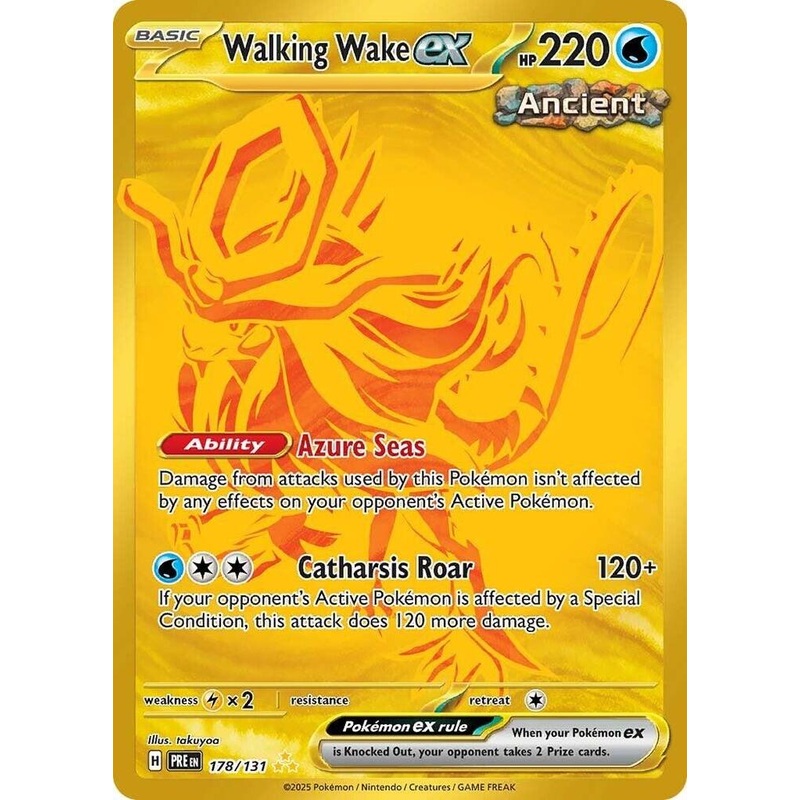 Walking Wake ex (178/131) [Scarlet & Violet: Prismatic Evolutions]