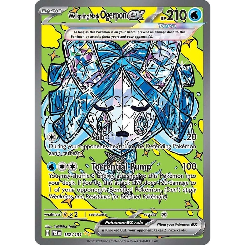 Wellspring Mask Ogerpon ex (152/131) [Scarlet & Violet: Prismatic Evolutions]