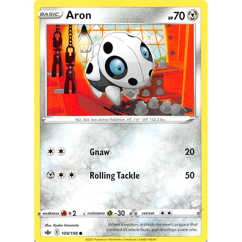 Aron (109/198) [Sword & Shield: Chilling Reign]