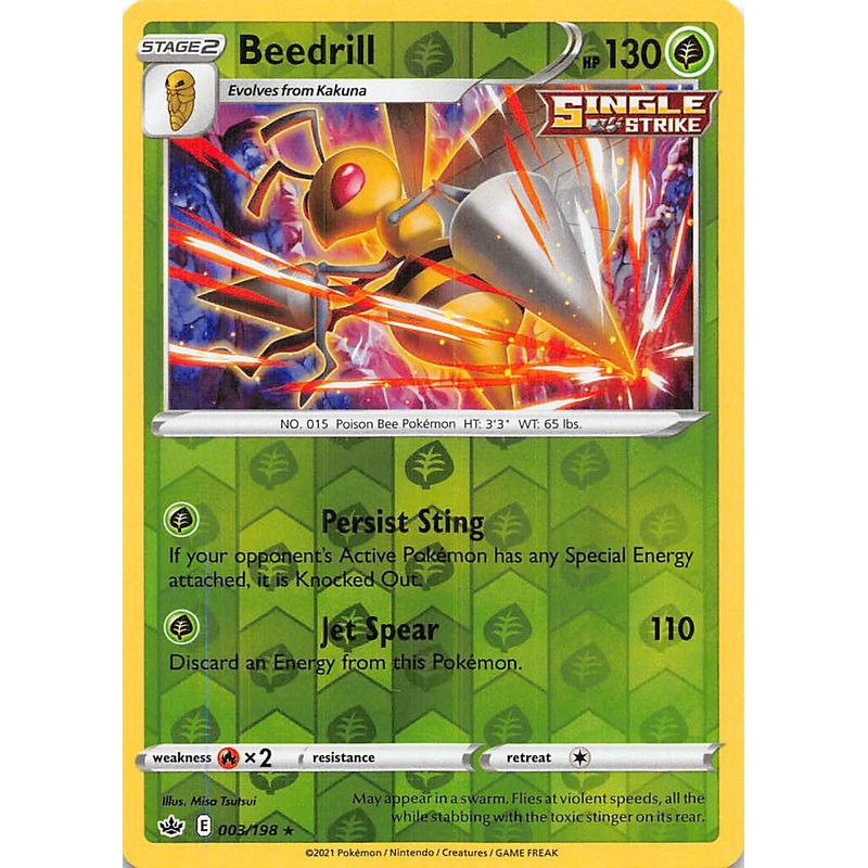 Beedrill (003/198) [Sword & Shield: Chilling Reign]