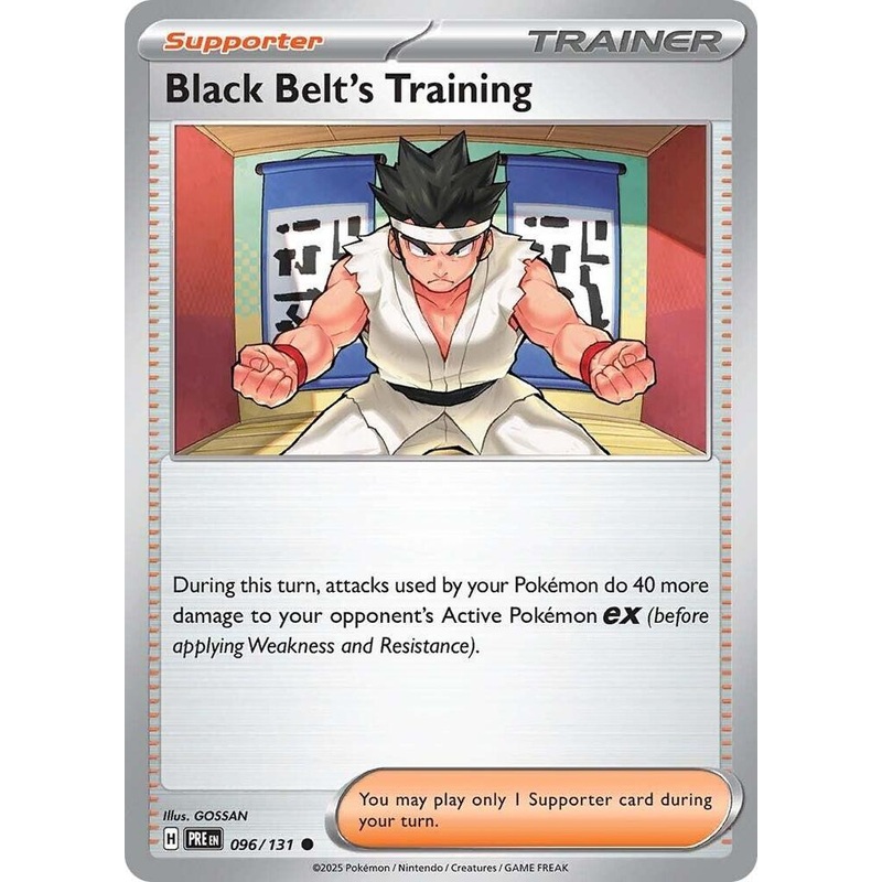 Black Belt's Training (096/131) [Scarlet & Violet: Prismatic Evolutions]