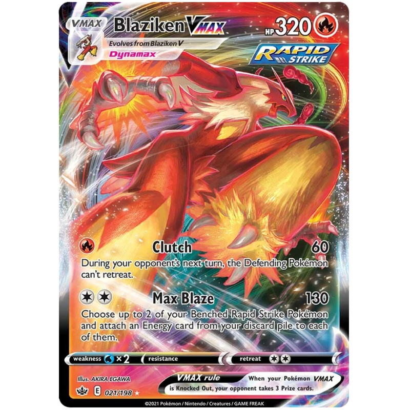 Blaziken VMAX (021/198) [Sword & Shield: Chilling Reign]