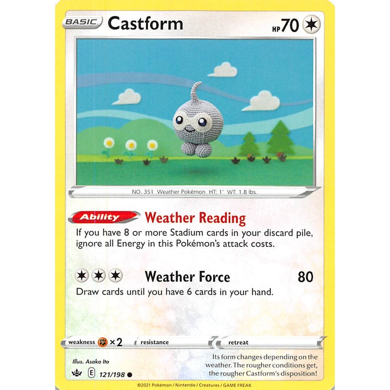 Castform (121/198) [Sword & Shield: Chilling Reign]