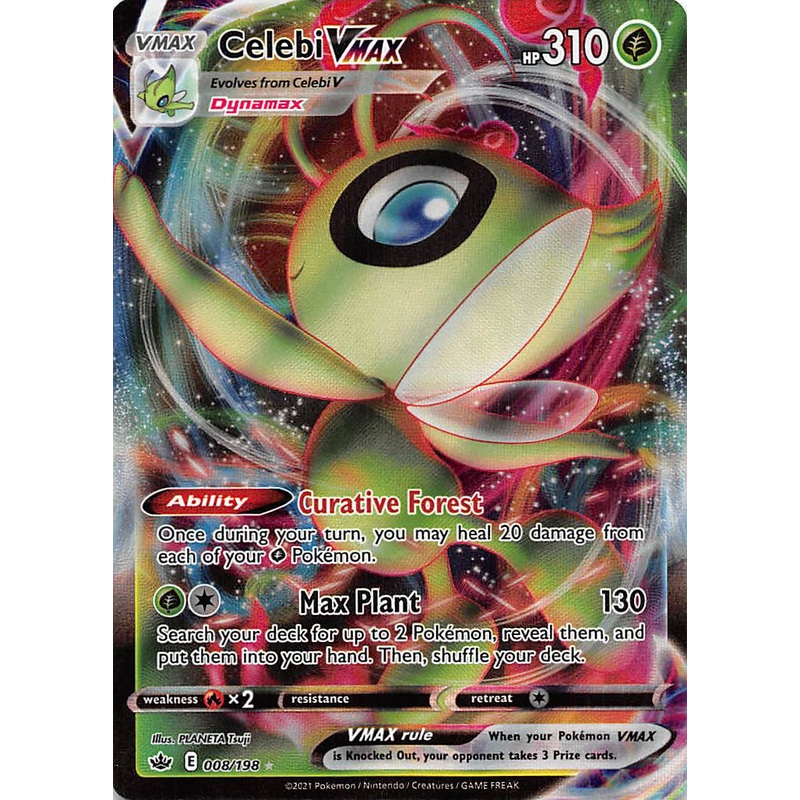 Celebi VMAX (008/198) [Sword & Shield: Chilling Reign]