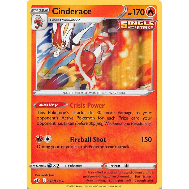Cinderace (028/198) [Sword & Shield: Chilling Reign]
