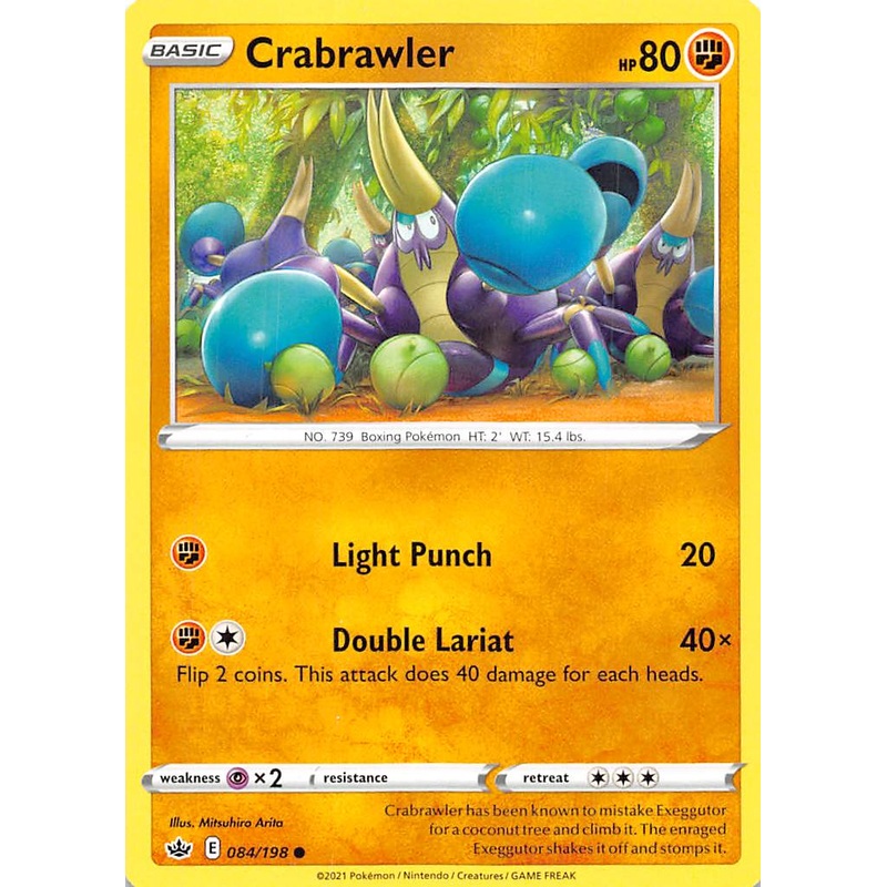 Crabrawler (084/198) [Sword & Shield: Chilling Reign]