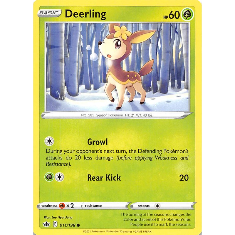 Deerling (011/198) [Sword & Shield: Chilling Reign]