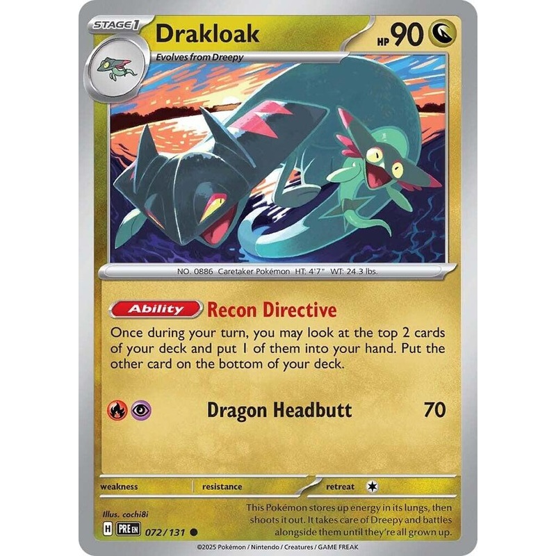Drakloak (072/131) [Scarlet & Violet: Prismatic Evolutions]